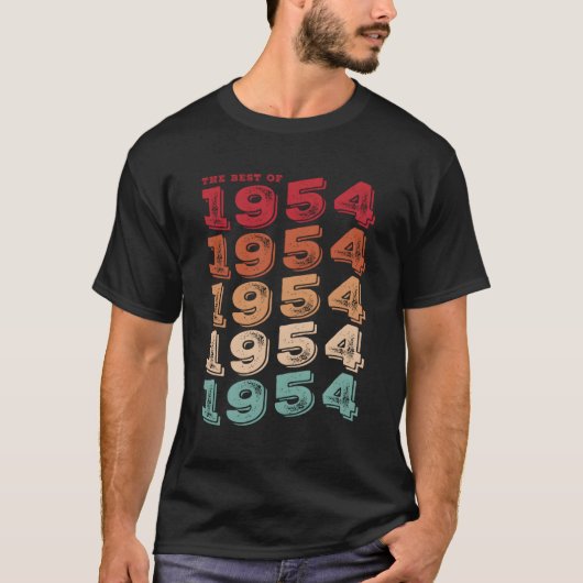 1954 Legende voor 69 69th T-shirt (Voorkant)