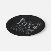 1954 Limited Edition 70 jaar oud Papieren Bordje (Gekanteld)