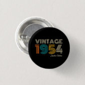  1954 Limited Edition 70th Birthday Button (Voorkant /achterkant)