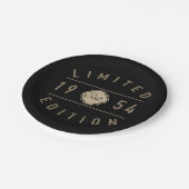 1954 Limited Edition 70th Verjaardag Papieren Bordje (Gekanteld)