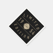 1954 Limited Edition 70th Verjaardag Servet (Hoek)