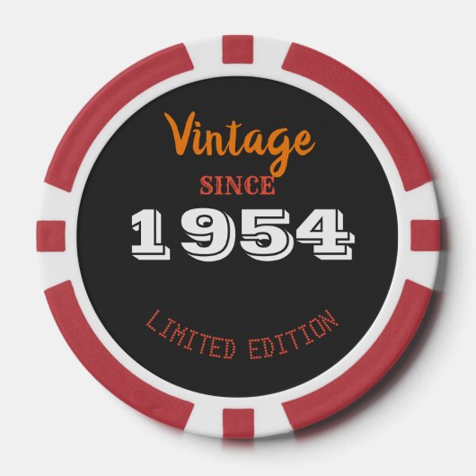 1954 Limited Edition Poker Chips – 72e (Voorkant)