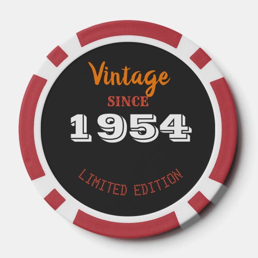  1954 Limited Edition Poker Chips – 72e (Achterkant)