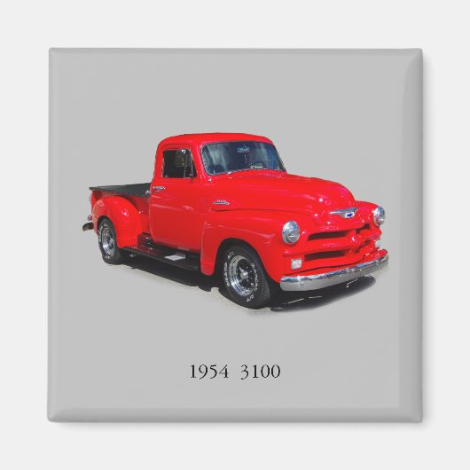1954 Red 3100 pickup magnet (Voorkant)