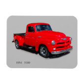 1954 Red 3100 pickup magnet Magneet (Horizontaal)