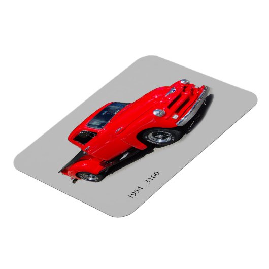 1954 Red 3100 pickup magnet Magneet (Linkerzijde)