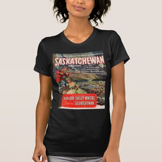 1954 Saskatchewan film poster T-shirt (Voorkant)