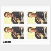 1954 Sovjet-Poster tegen alcohol Rechthoekige Sticker (Vel)