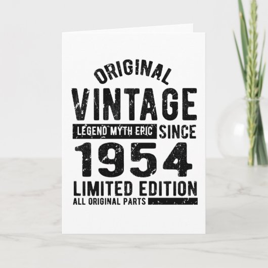 1954  verjaardag kaart (Voorkant)