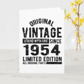 1954  verjaardag kaart (Gele Bloem)