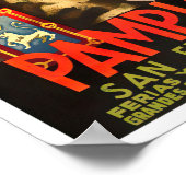 1954 vintonijnreis Feria de Pamplona Poster (Hoek)