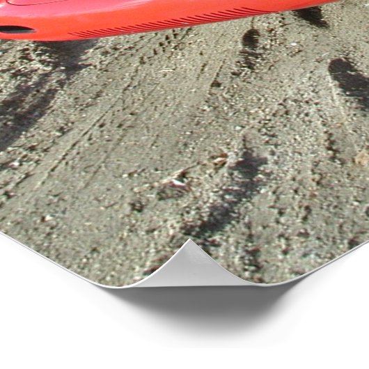 1955 550 Spyder Poster (Hoek)