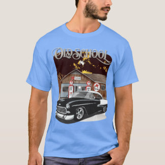 1955 55 chevys bel air klassieke vintage spierwage t-shirt