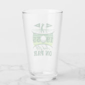 1955 70e verjaardag Golf Humor Glas (Achterkant)