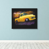 1955 Afdruk Chevy truck Canvas Afdruk (Insitu (Houten vloer))