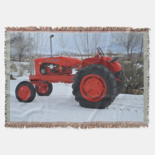1955 Allis Chalmers WD45 Tractor Throw Blanket Deken (Voorkant)