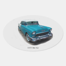 1955 Blue Bel Air sticker