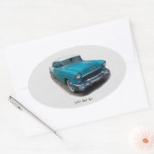 1955 Blue Bel Air sticker (Envelop)