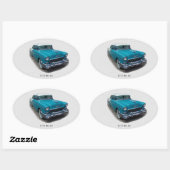 1955 Blue Bel Air sticker (Vel)