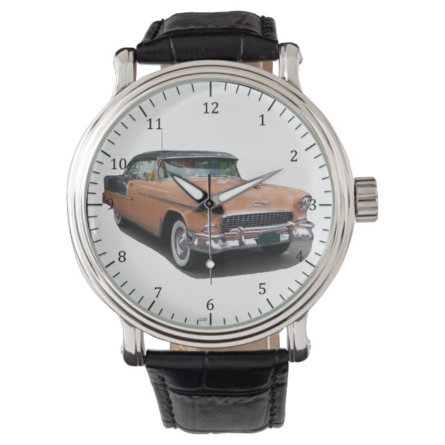 1955 brown belair watch horloge (Voorkant)