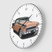 1955 Bruine Bel Air klok (Hoek)