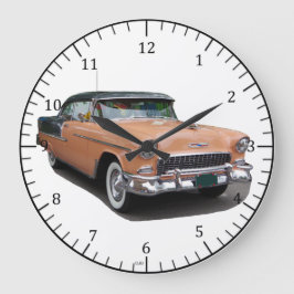 1955 Bruine Bel Air klok