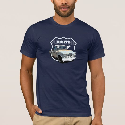 1955 Chevrolet Apache Truck. 1955 Chevy Truck.  T-shirt (Voorkant)