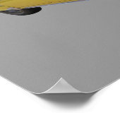 1955 Chevrolet Bel Air Antiek auto Poster (Hoek)