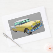 1955 Chevrolet Bel Air Antiek auto Rechthoekige Sticker (Envelop)