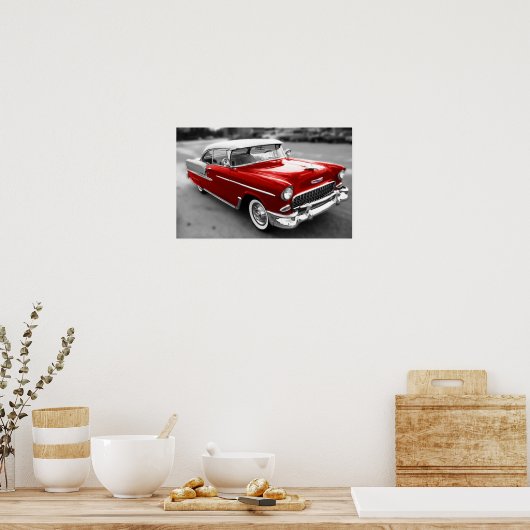 1955 Chevrolet Bel-Air Poster (Keuken)