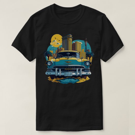 1955 Chevrolet Bel Air T-shirt (Design voorkant)