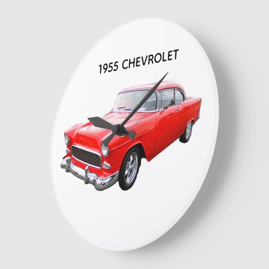 1955 chevrolet car clock grote klok (Hoek)
