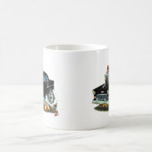 1955 Chevy150-210 zwarte auto Koffiemok (Center)