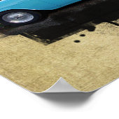 1955 Chevy Bel Air - Klassieke auto - Afdruk Poster (Hoek)