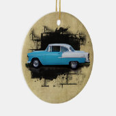 1955 Chevy Bel Air - Klassieke auto-annament Keramisch Ornament (Rechts)