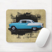 1955 Chevy Bel Air - Klassieke auto's - Mousepad Muismat (Met muis)