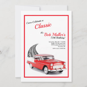 1955 Chevy Bel Air Uitnodiging Verticaal