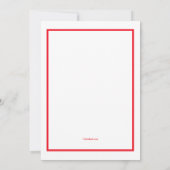 1955 Chevy Bel Air Uitnodiging Verticaal (Achterkant)