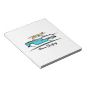 1955 Chevy Hardtop Coupe Surfing Notitieblok (Schuin)