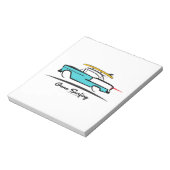 1955 Chevy Hardtop Coupe Surfing Notitieblok (Linkerzijde)