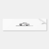 1955 Chevy Hardtop Post Bumpersticker (Voorkant)