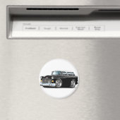1955 Chevy Nomad Zwart-witte auto Magneet (Insitu (Vaatwasser))