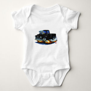 1955 Chevy Pickup Black Truck Romper