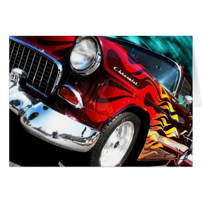 1955 Chevy V6 Hot Rod (Voorkant Horizontaal)