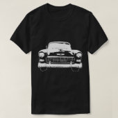 1955 Classic Car Silhouette T-shirt (Design voorkant)