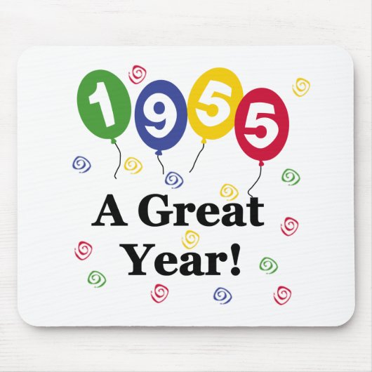 1955 een Grote Verjaardag van het Jaar Muismat (Voorkant)
