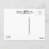 1955 Hartford Michigan Antiek Red Fire Truck Briefkaart (Achterkant)