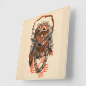 1955 Indiaas chef van Billy the Kind (UK) strips Vierkante Klok (Hoek)