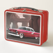 1955 Klassieke Auto Metalen Lunchbox (Voorkant)