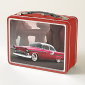 1955 Klassieke Auto Metalen Lunchbox (Achterkant)